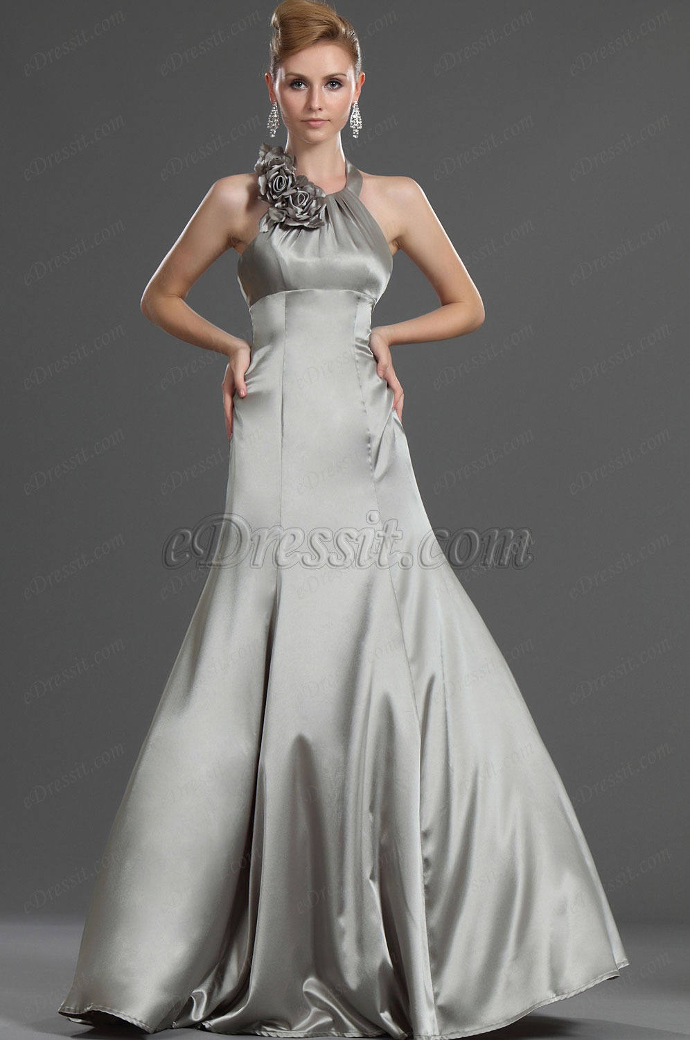 New Stylish Fitted bodice Evening Dress