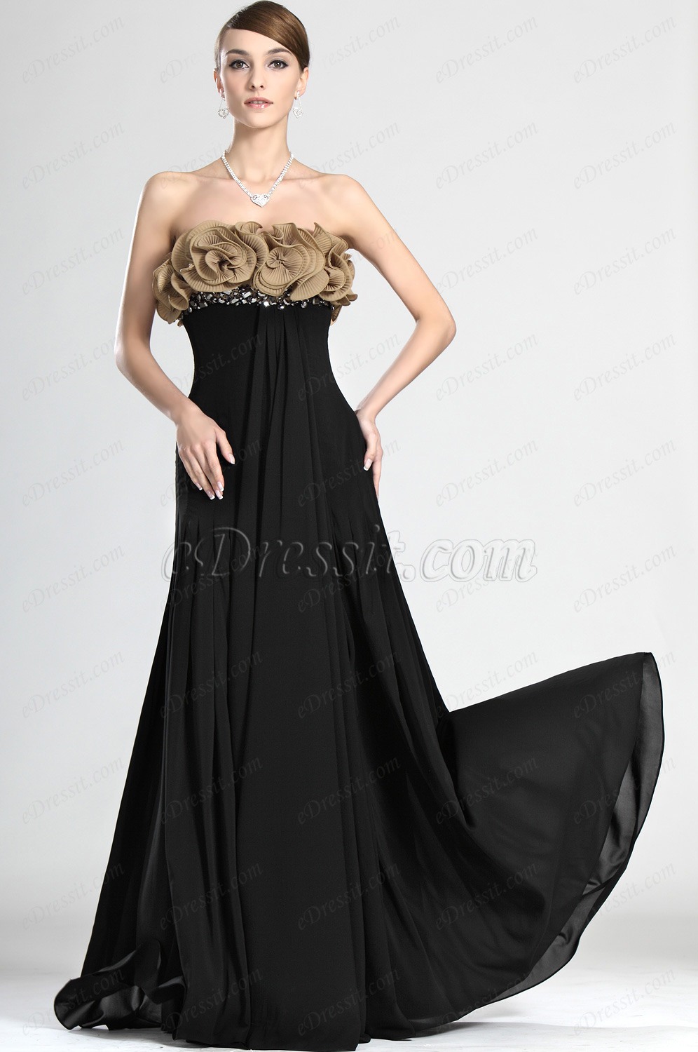 Gorgeous Strapless Evening Dress