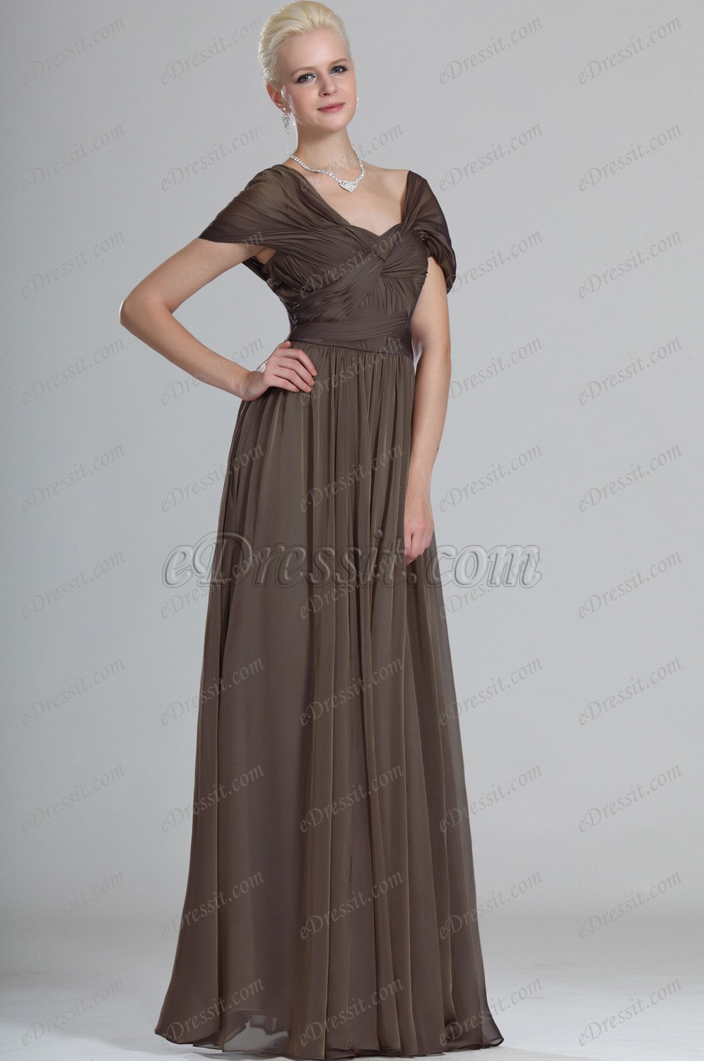 Clearance Sale !  Grace Sleeves Evening Dress Long Dress