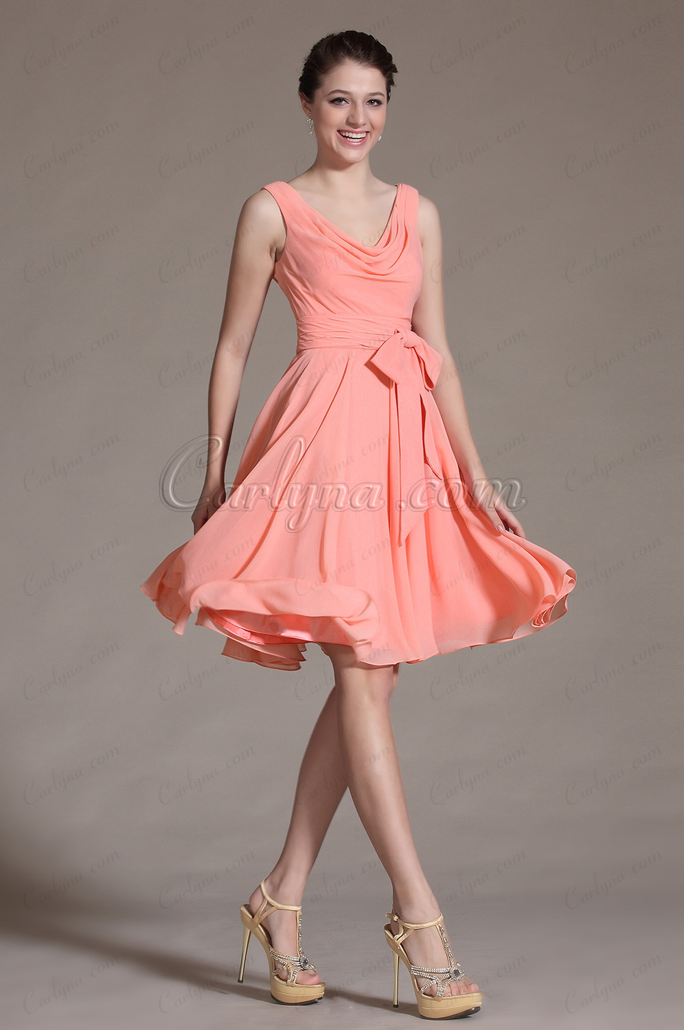 Stylish Sleeveless Knee Length Cocktail Dress Party Dress