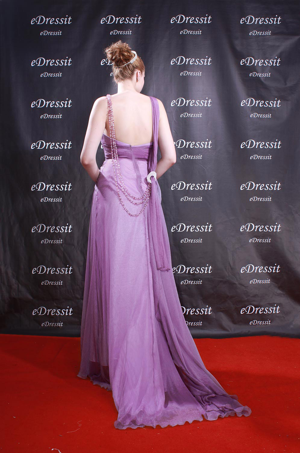 Robe de Soirée Charmante Violette