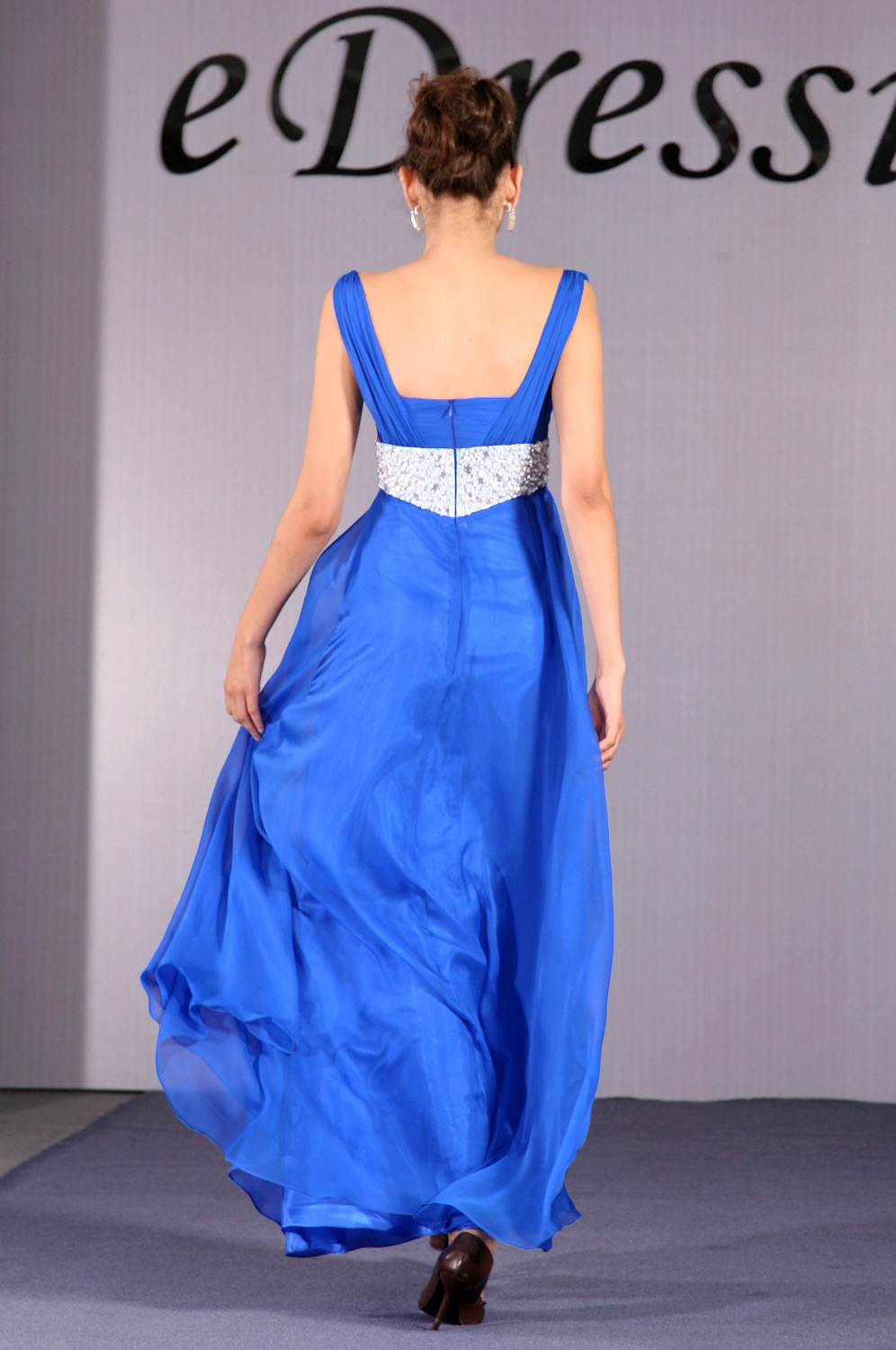 On sale !!  blue Prom Gown Evening Dress