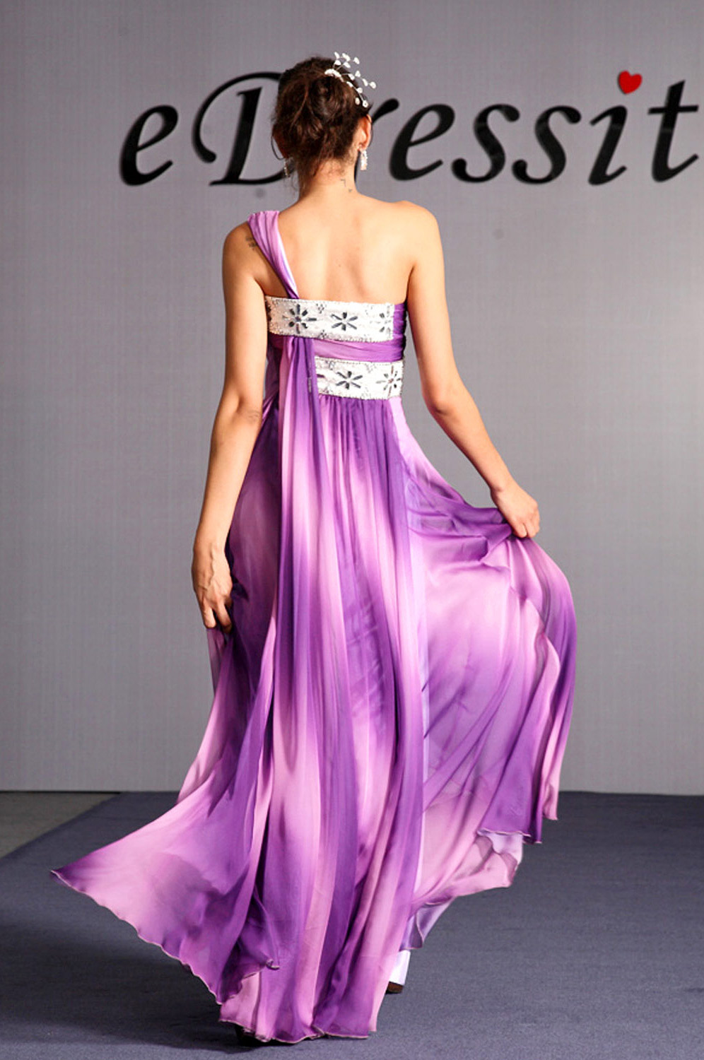 NUEVO ELEGANTE VESTIDO DE NOCHE/ FIESTA/ VELADA/ BODA