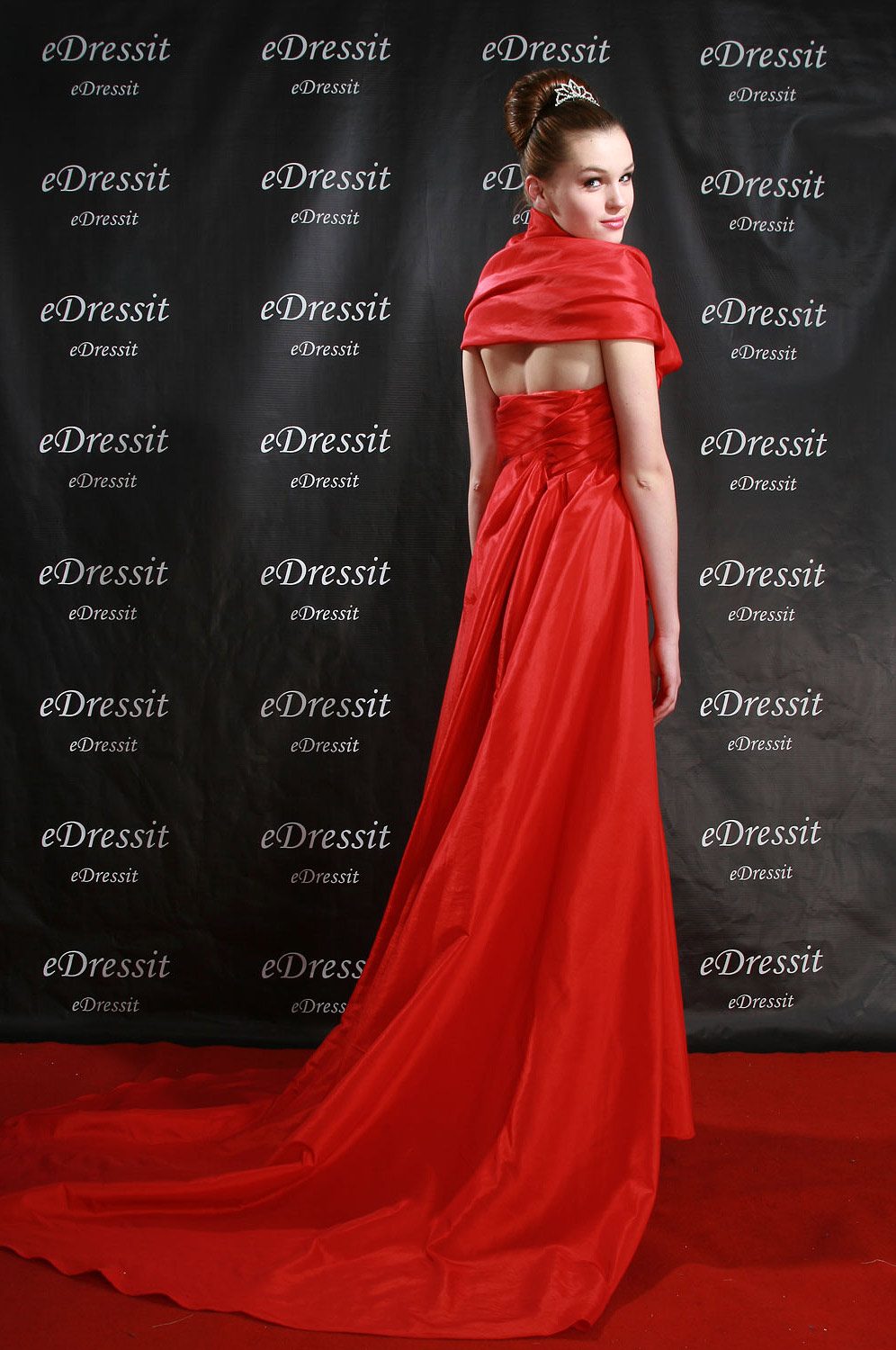 Hedi Klum Robe de soirée Magnifique Rouge