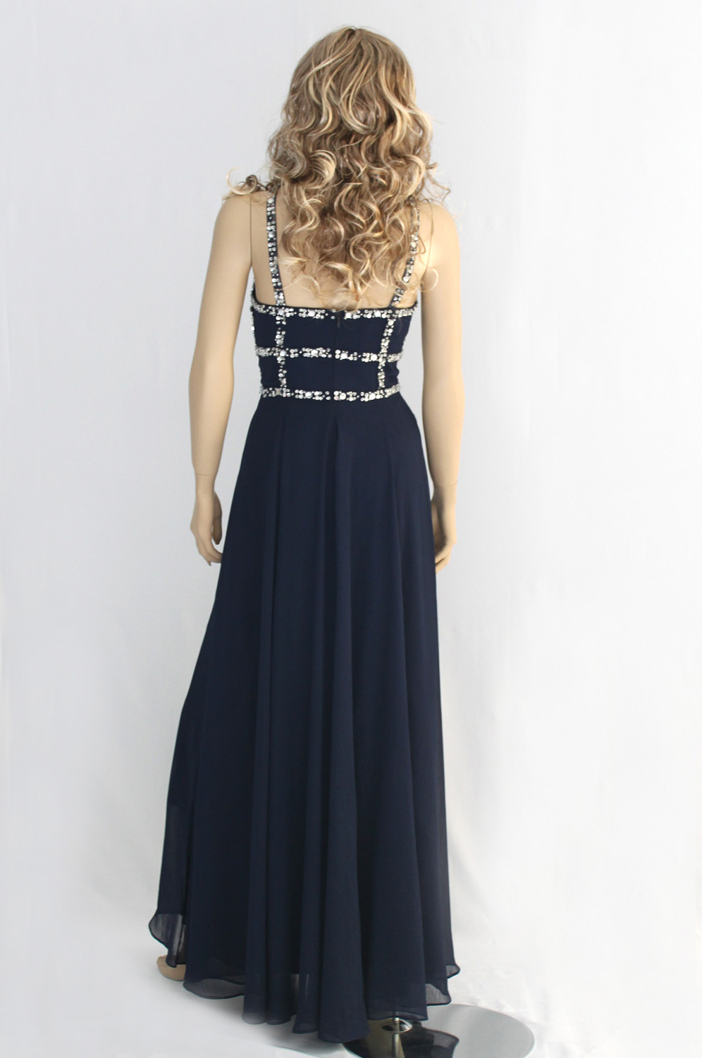 On Sale !!  dark blue prom dress evening dress