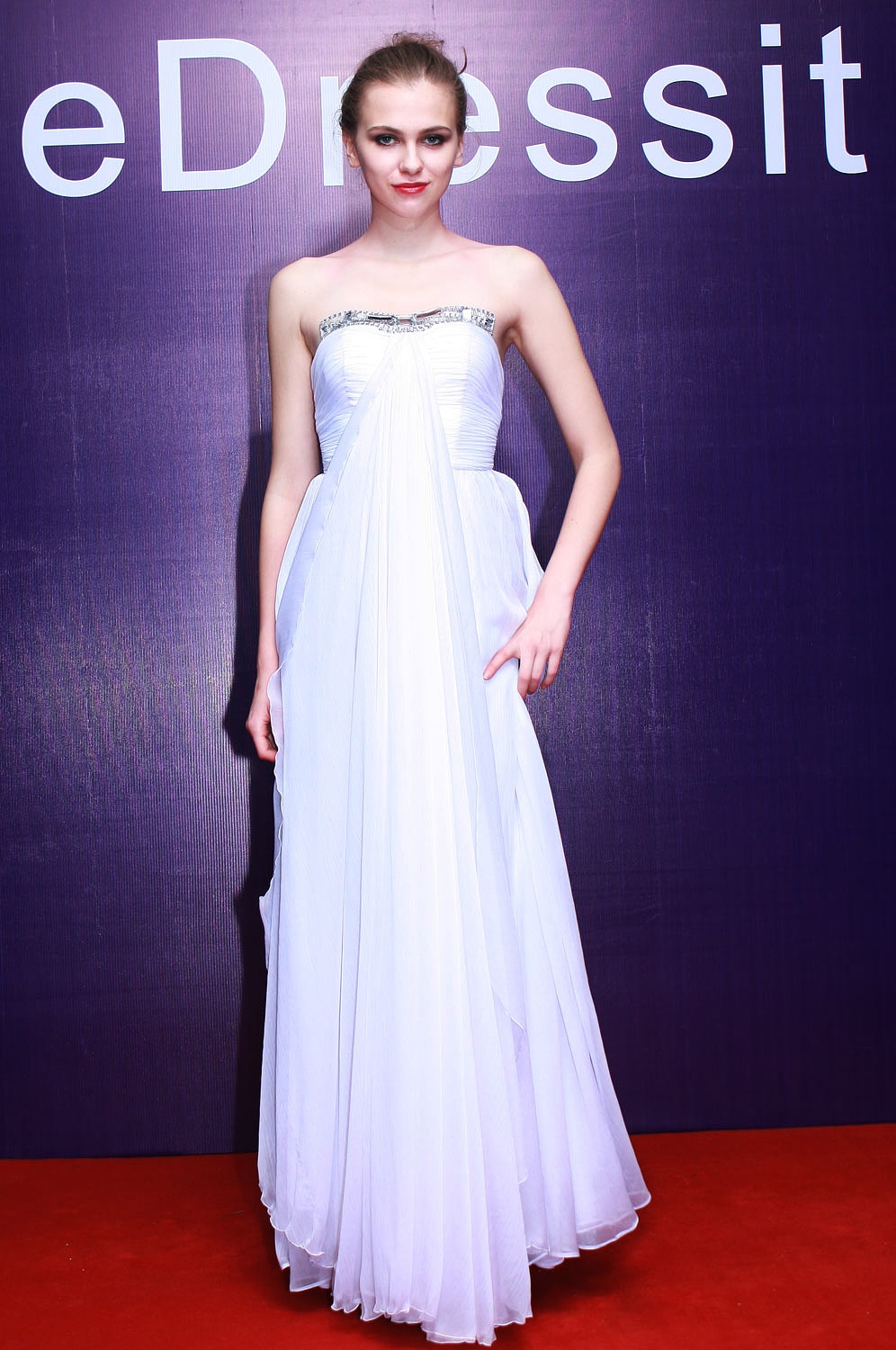 Elegante Vestido de Fiesta Noche