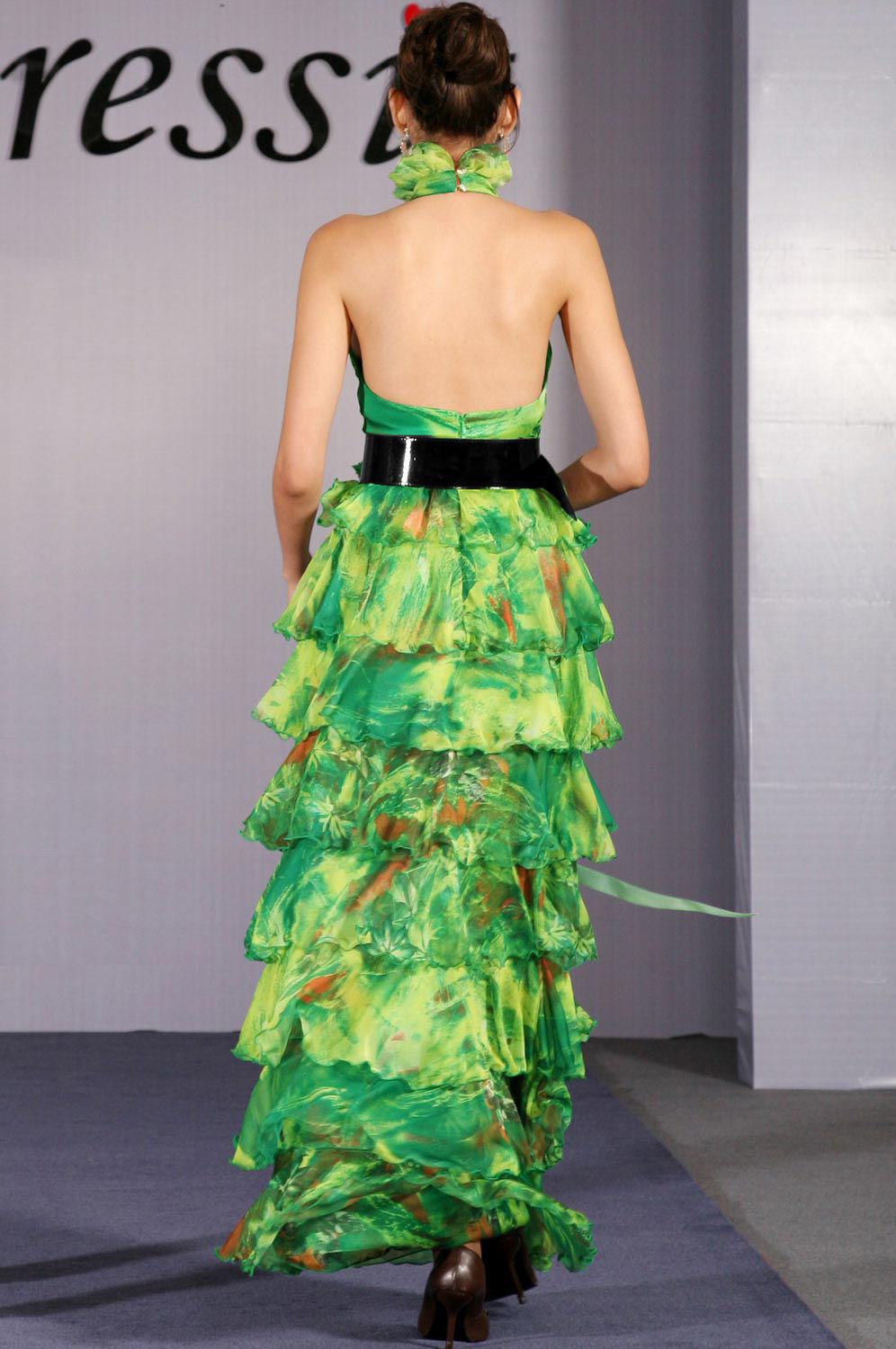 Elegant Blake Lively Halter Dress