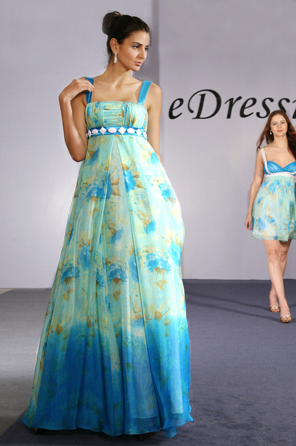 Gorgeous Floral Evening Dress