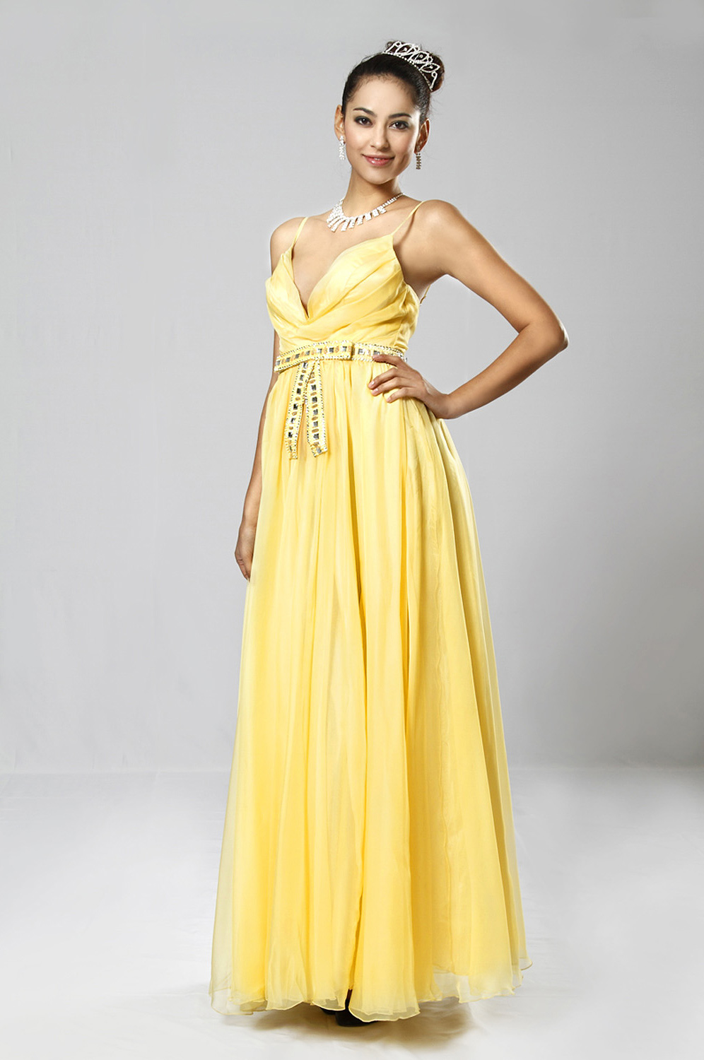 Yellow Prom Gown/Party/Evening Dress