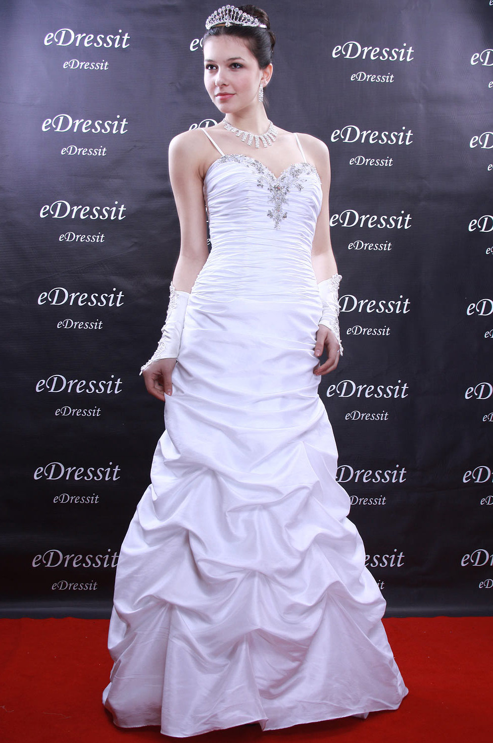 Weiss Abendkleid Ballkleid Prom Hochzeit