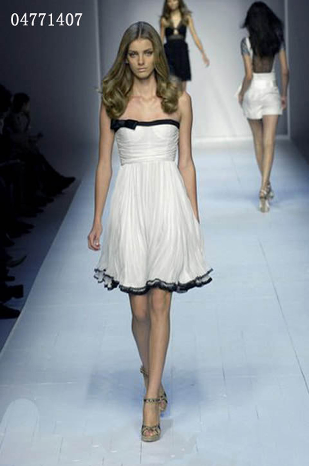 ELEGANTE COCTEL VESTIDO DE NOCHE/FIESTA/VELADA/BODA BLANCO