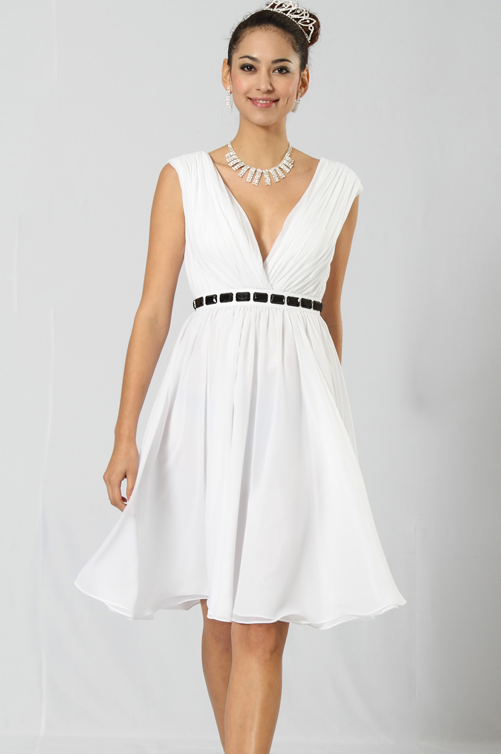 Adoralble White Cocktail Dress