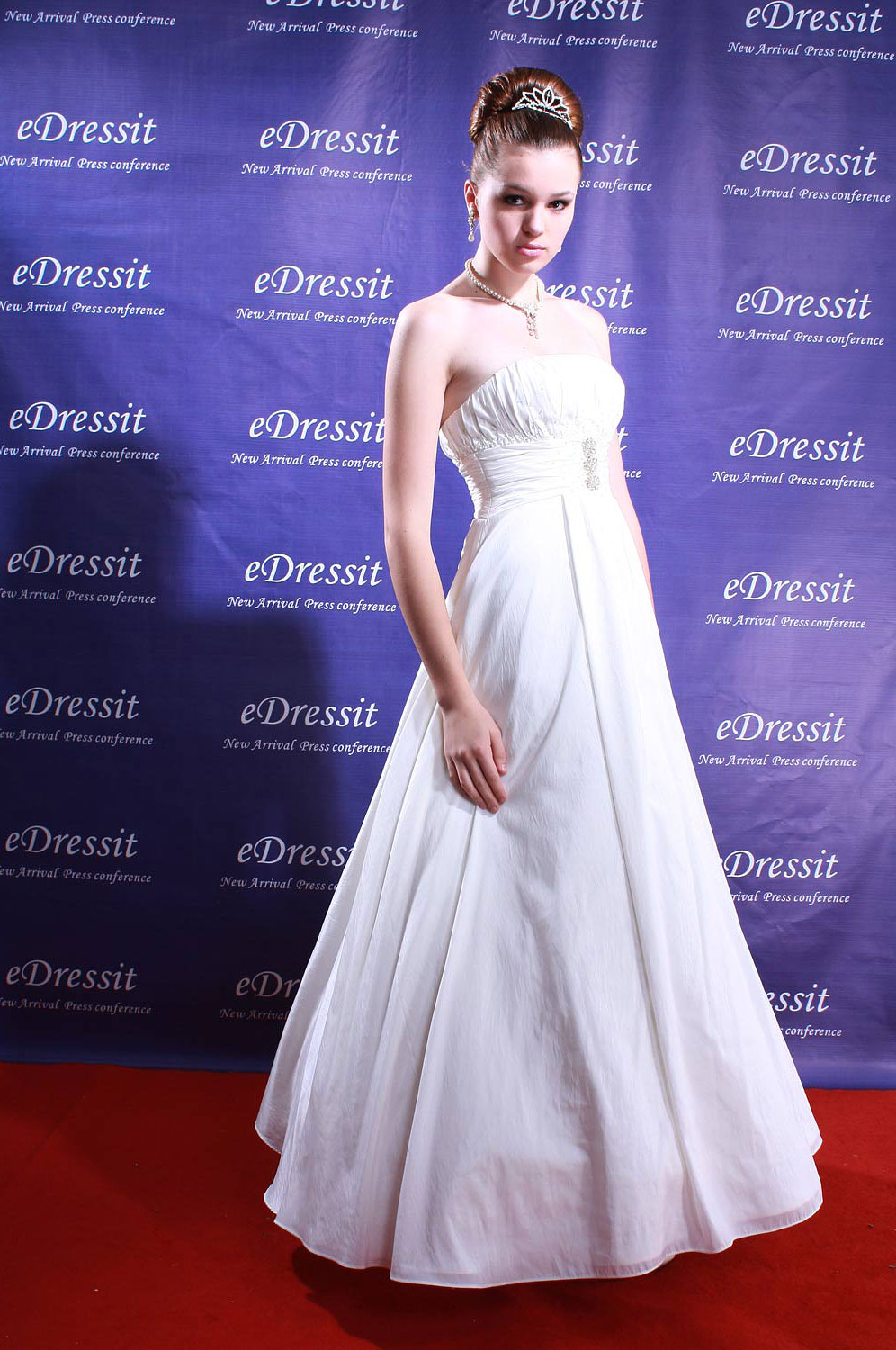 White Prom Gown robe de marié