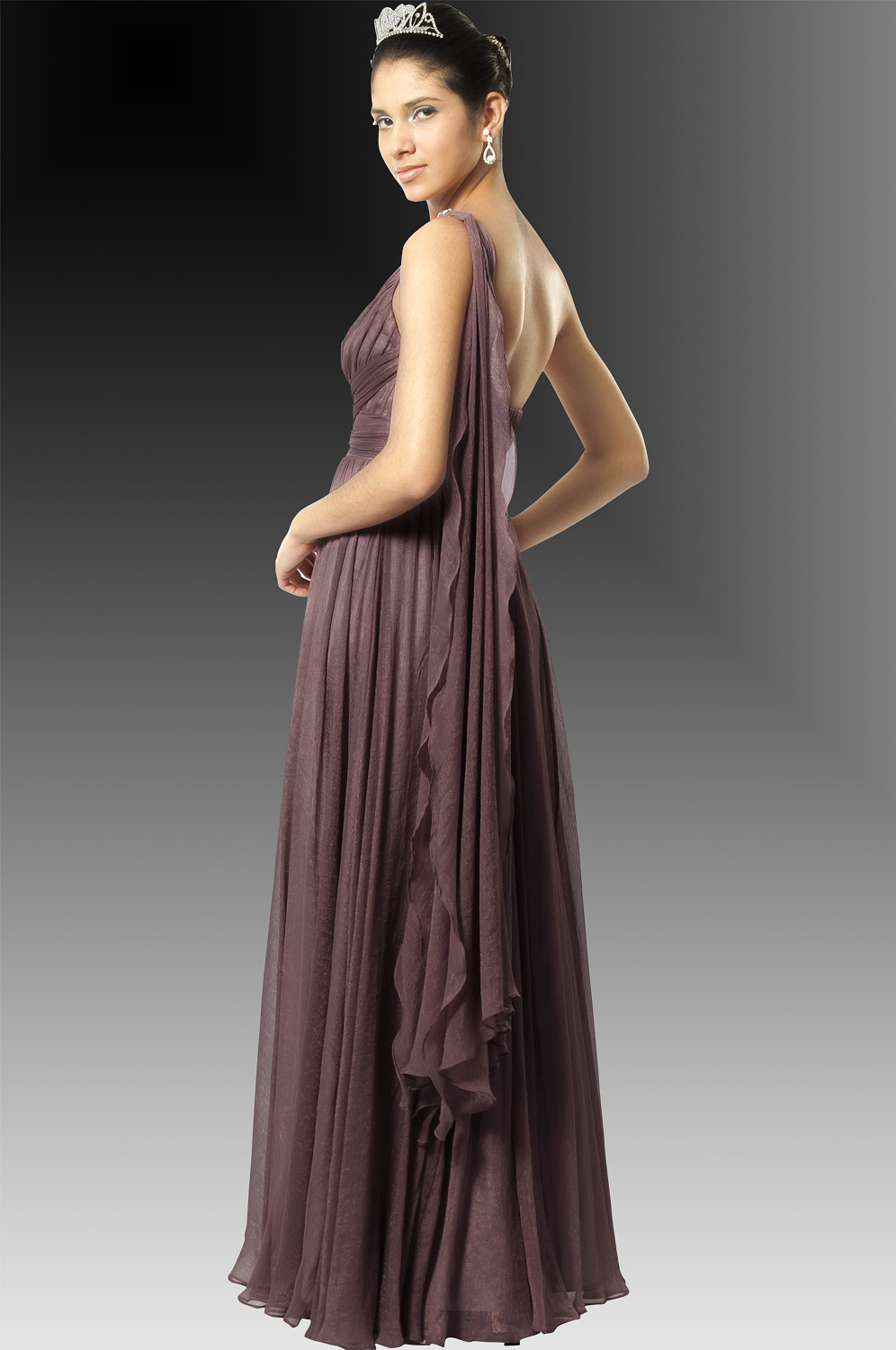 Elegant Ein-Schulter Träger Ballkleid