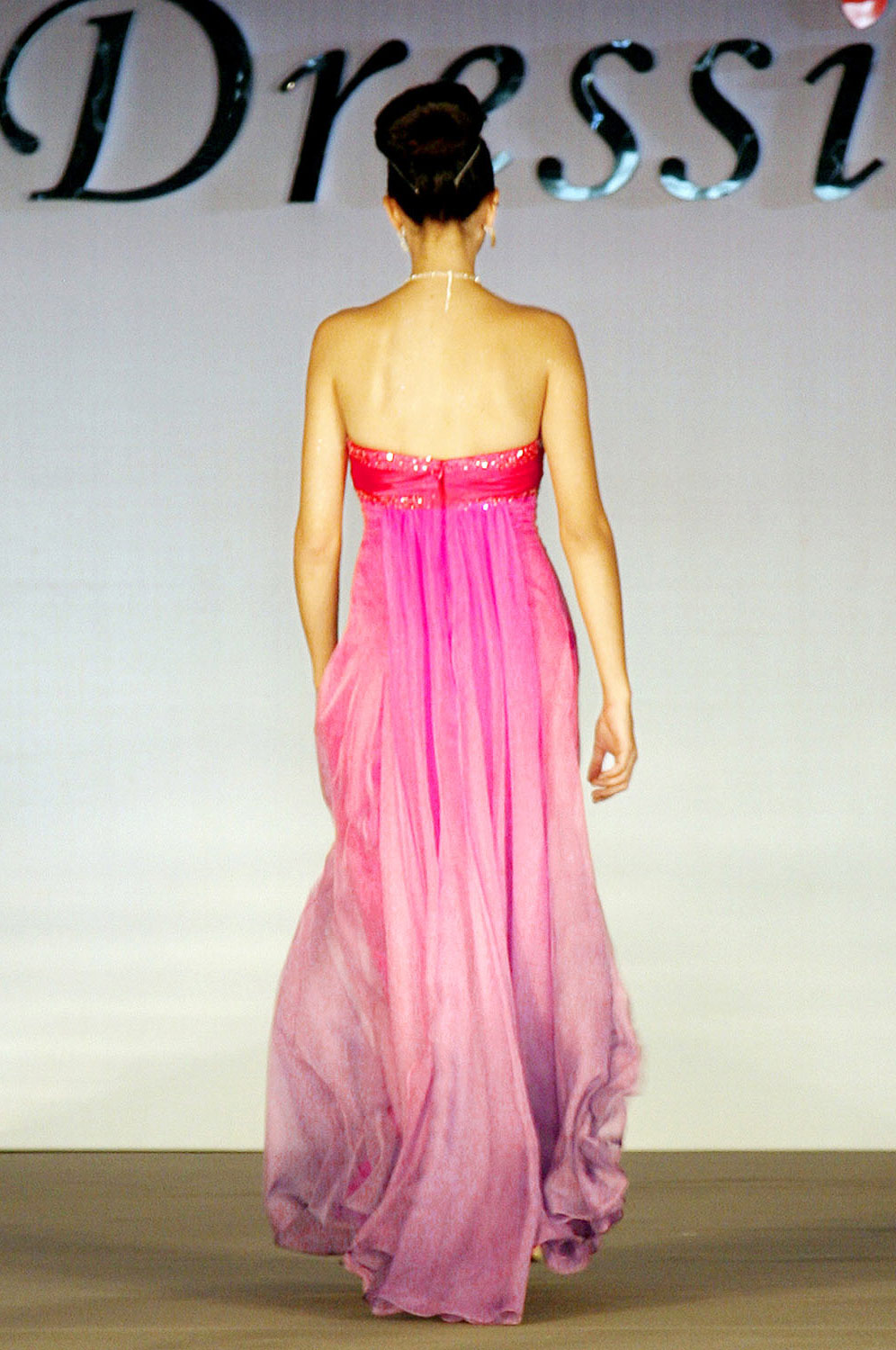 NUEVO VESTIDO DE NOCHE/ FIESTA COLOR GRADUAL