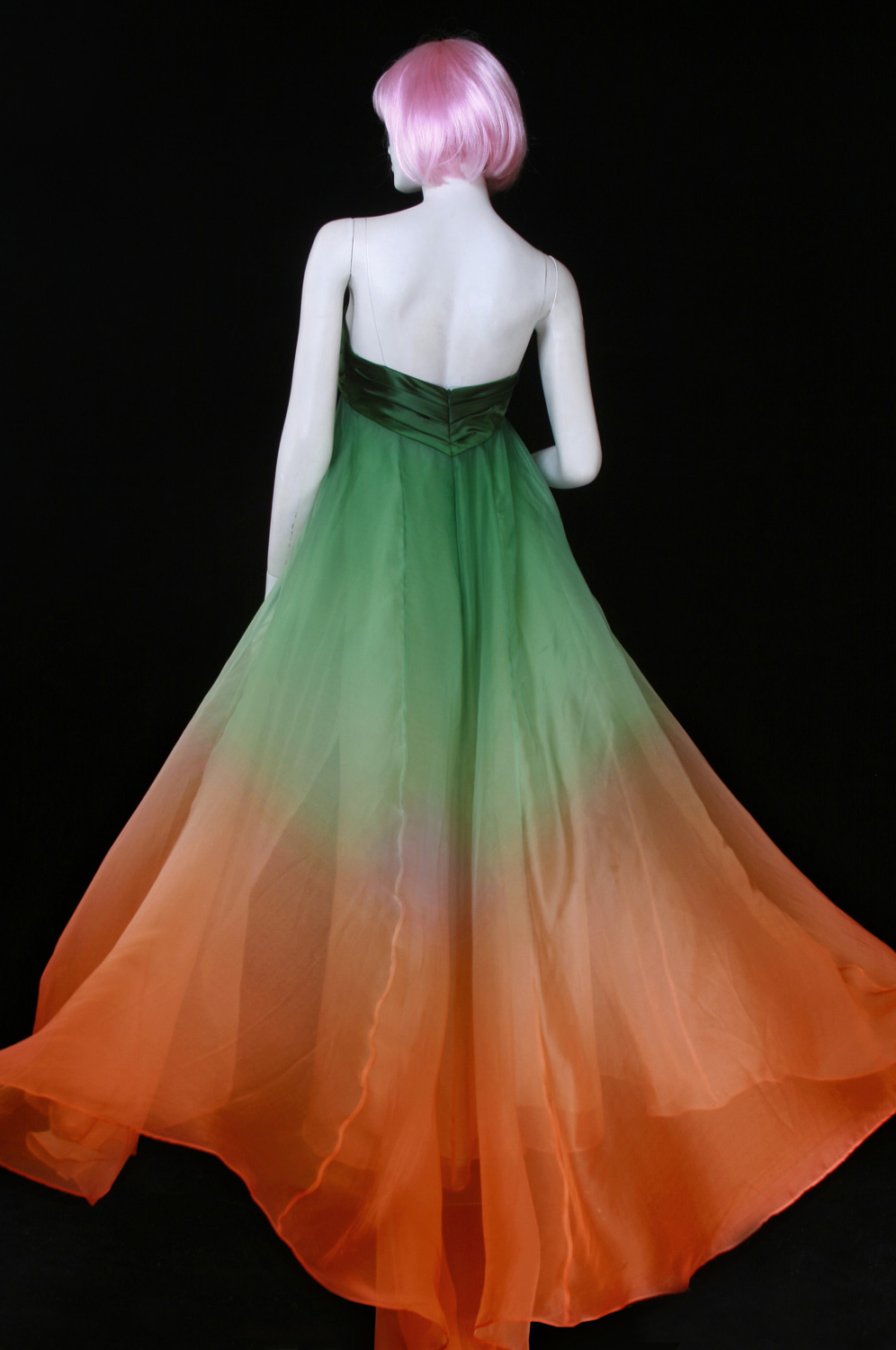 Amazing Gradient Color Evening Dress