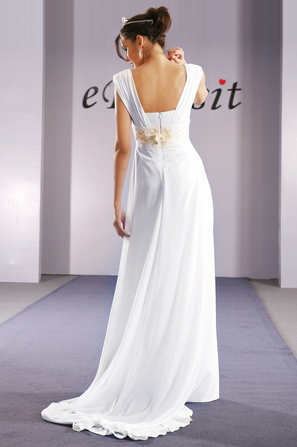 On sale !!  white Prom Gown Evening Dress