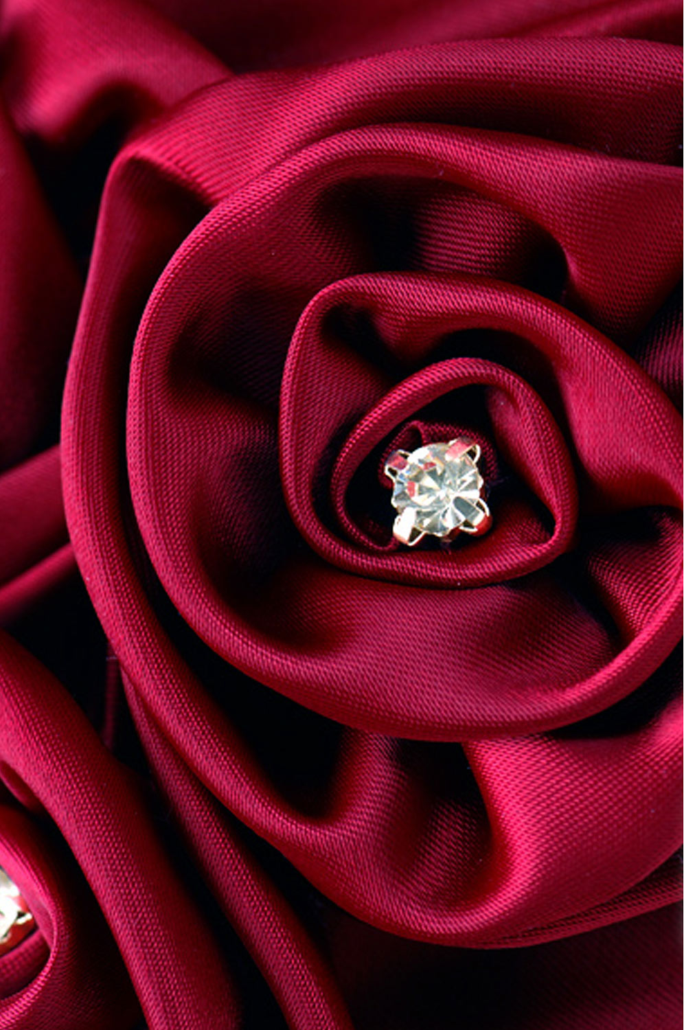 Roja Bolsa de Senora/senorita Elegante