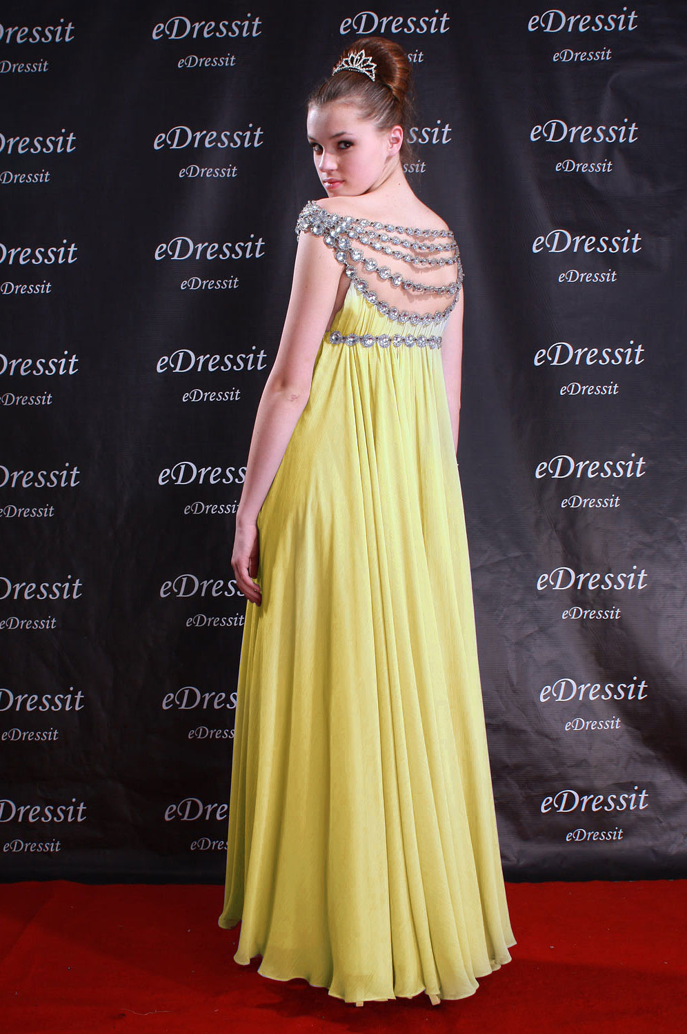 Gelb Abendkleid/Ballkleid