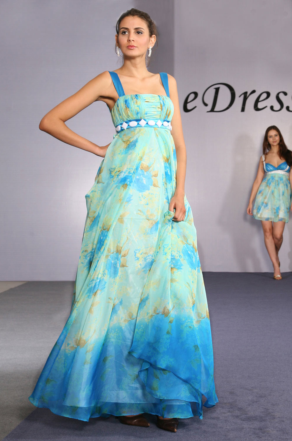 Gorgeous Floral Evening Dress