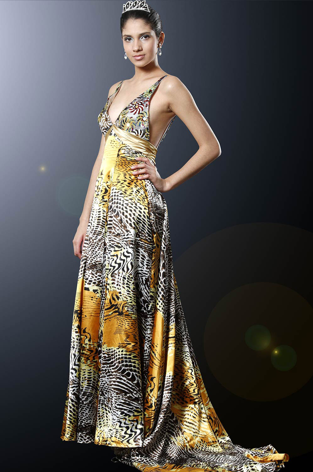 Elégante Robe Buste de Pailletes