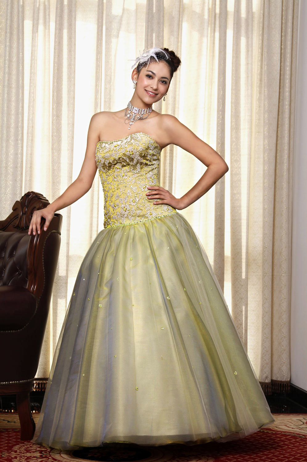 Fabulous Strapless Prom Gown