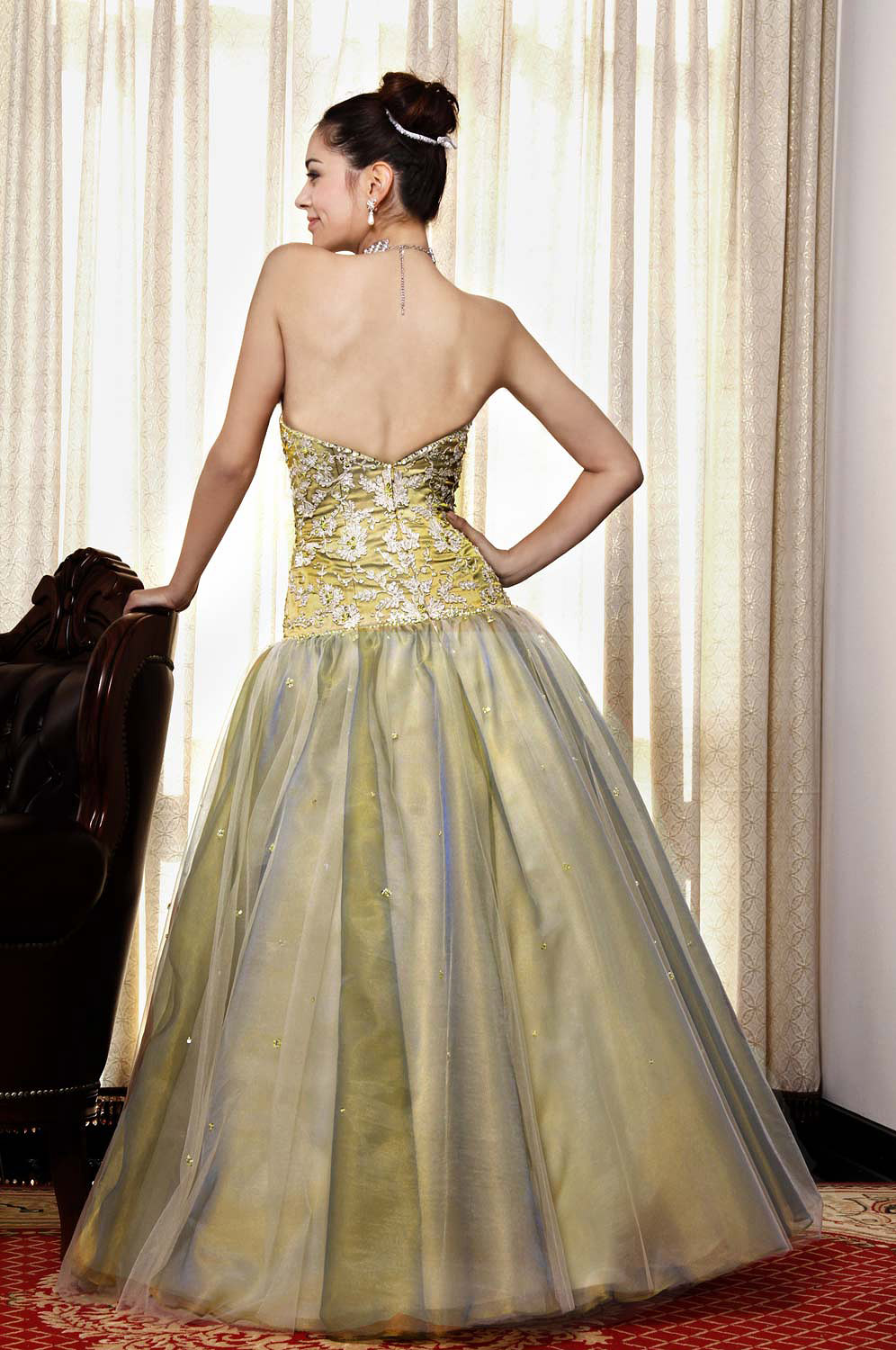 Fabulous Strapless Prom Gown