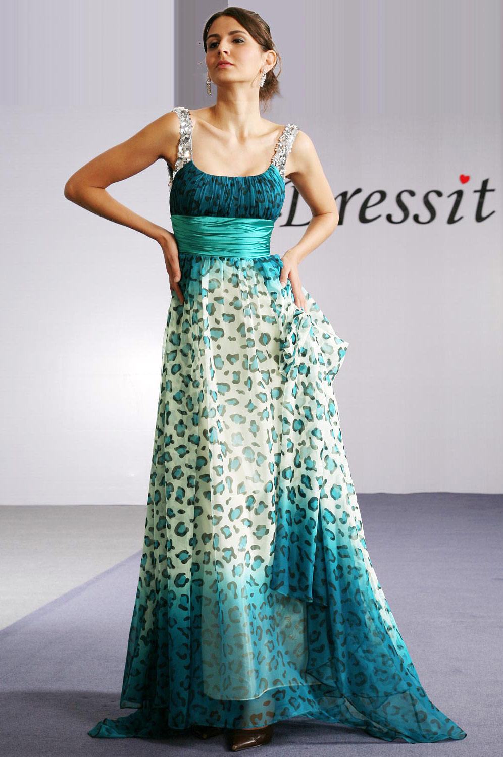 VESTIDO LARGO DE NOCHE/FIESTA/VELADA/BODA