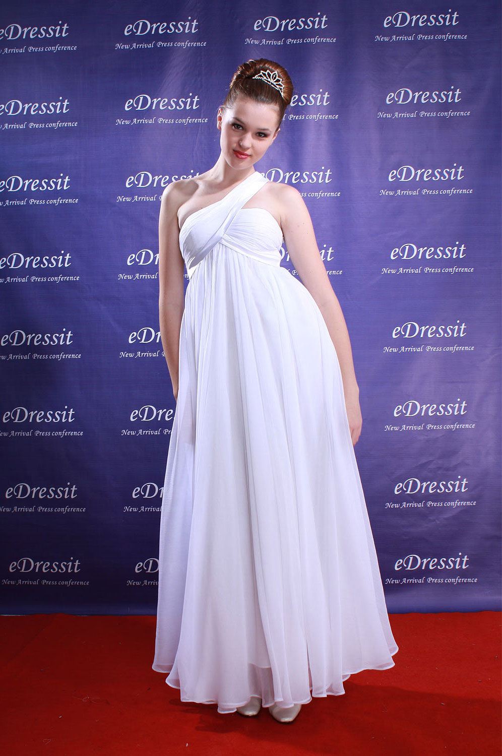 Jennifer Lopez White Prom Ball Gown Evening Dress