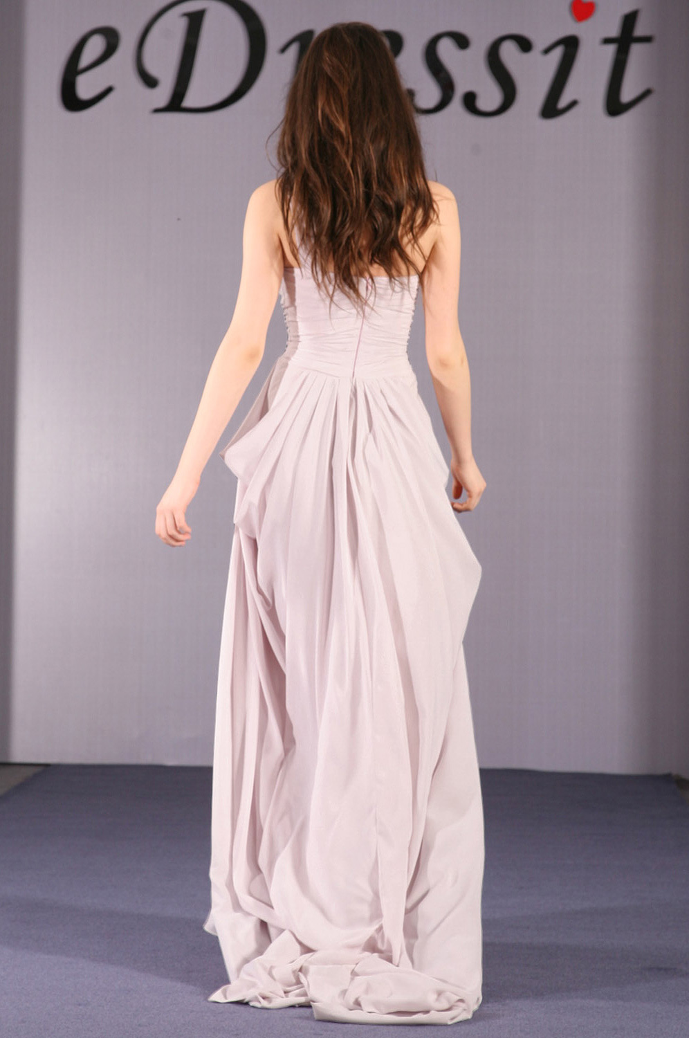 Elegant Ein-Schulter Träger Abendkleid