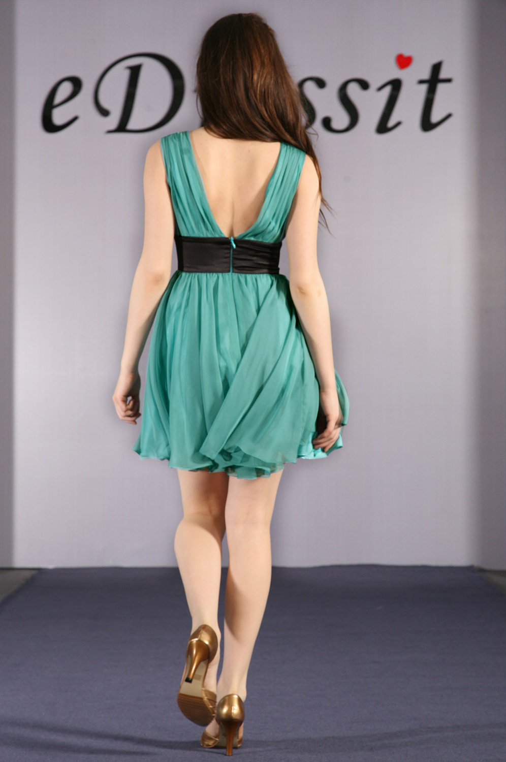 Elegant Herziges Cocktailkleid