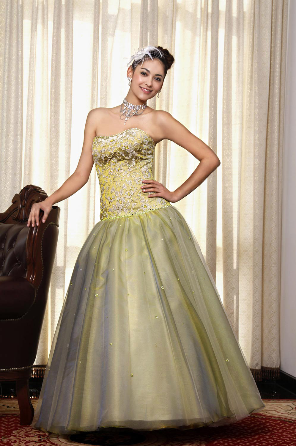Fabulous Strapless Prom Gown