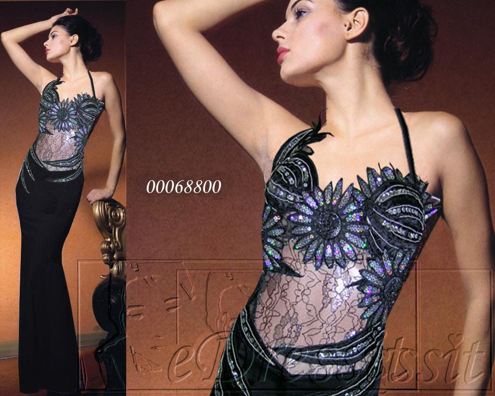 Schwarzes Abendkleid Ballkleid