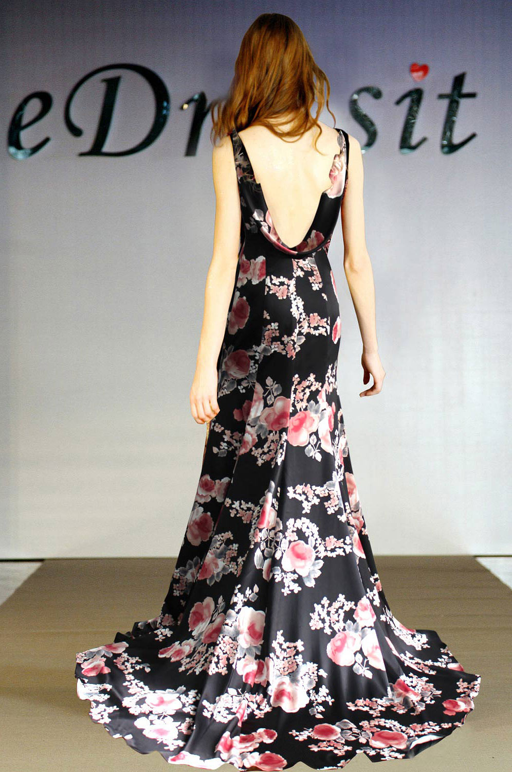 Elegant Full Length Evening Dress