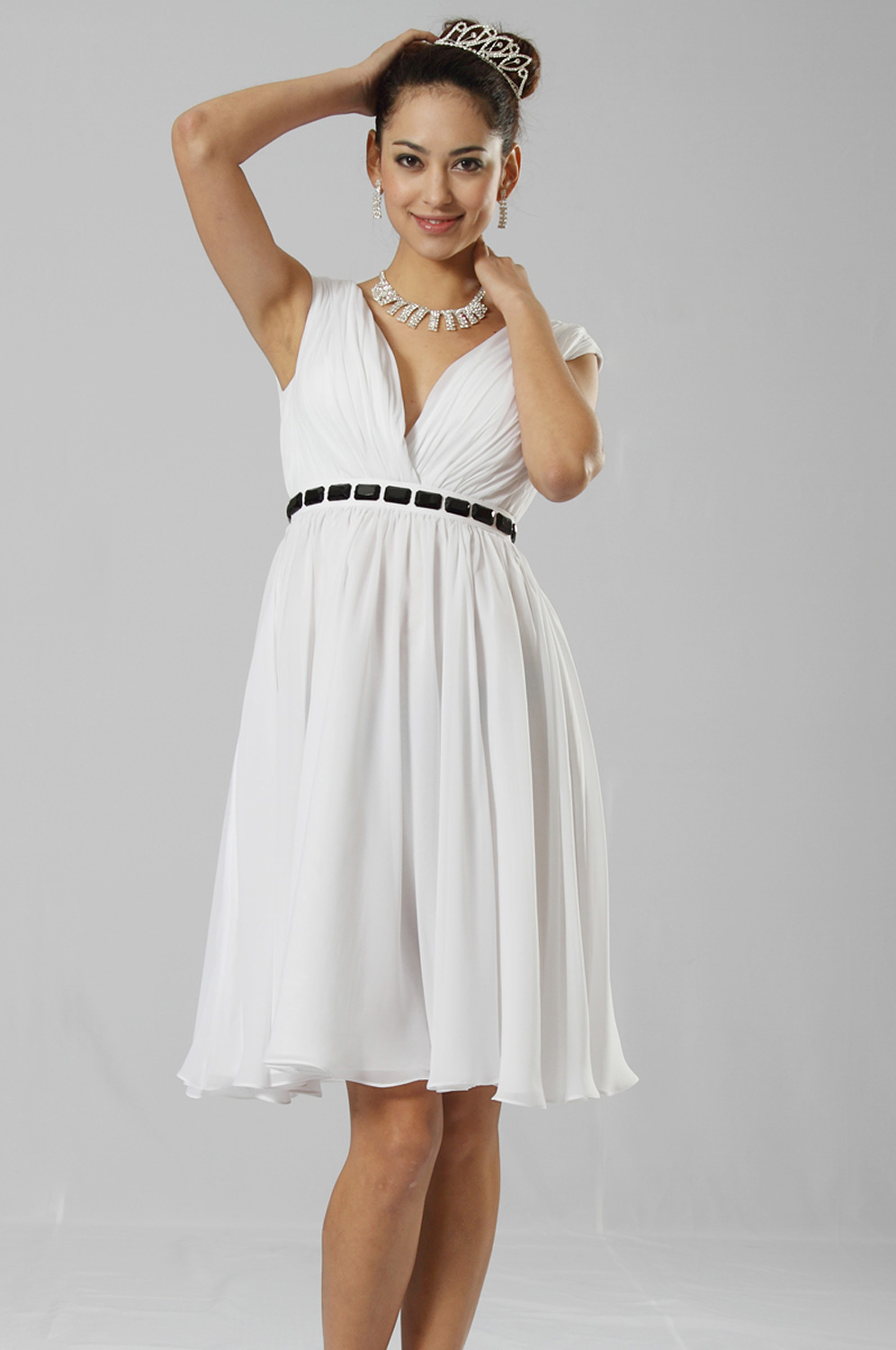 Adoralble White Cocktail Dress