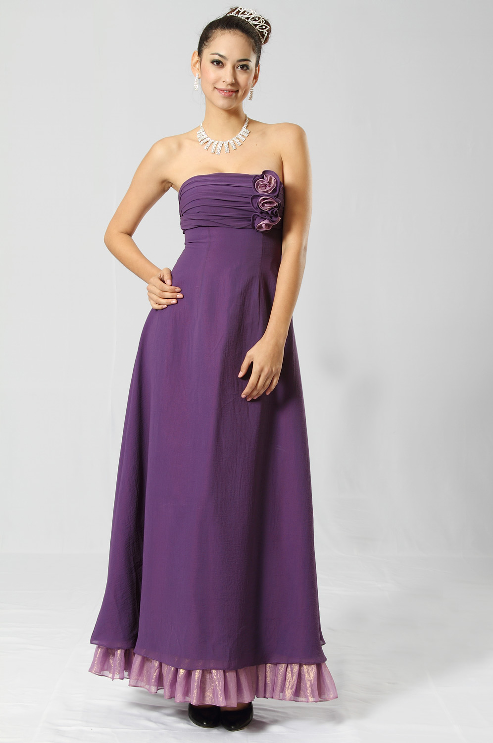 Charming Strapless Evening Dress