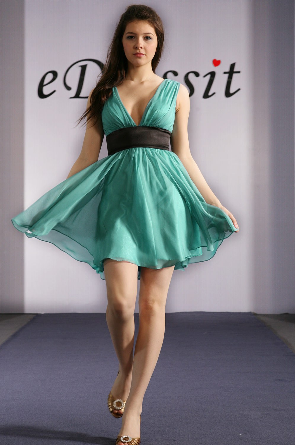 Elegant Herziges Cocktailkleid