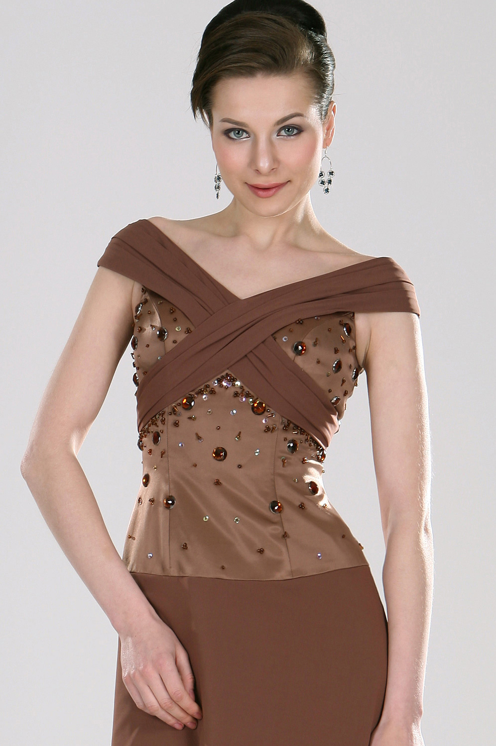 Nuevo vestido de Madre de la Novia Elegante