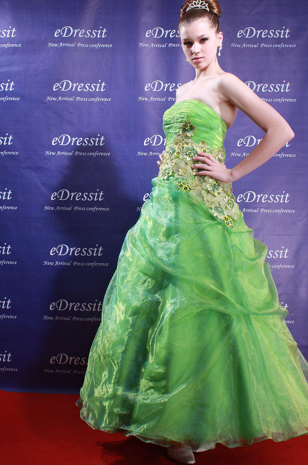 50% ON SALE!   Prom Gown free petticoat