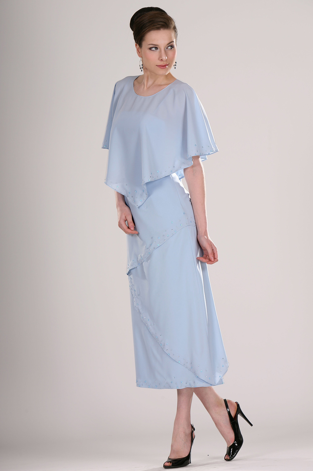 Elegante Vestido de Madre de Novia con Bolero