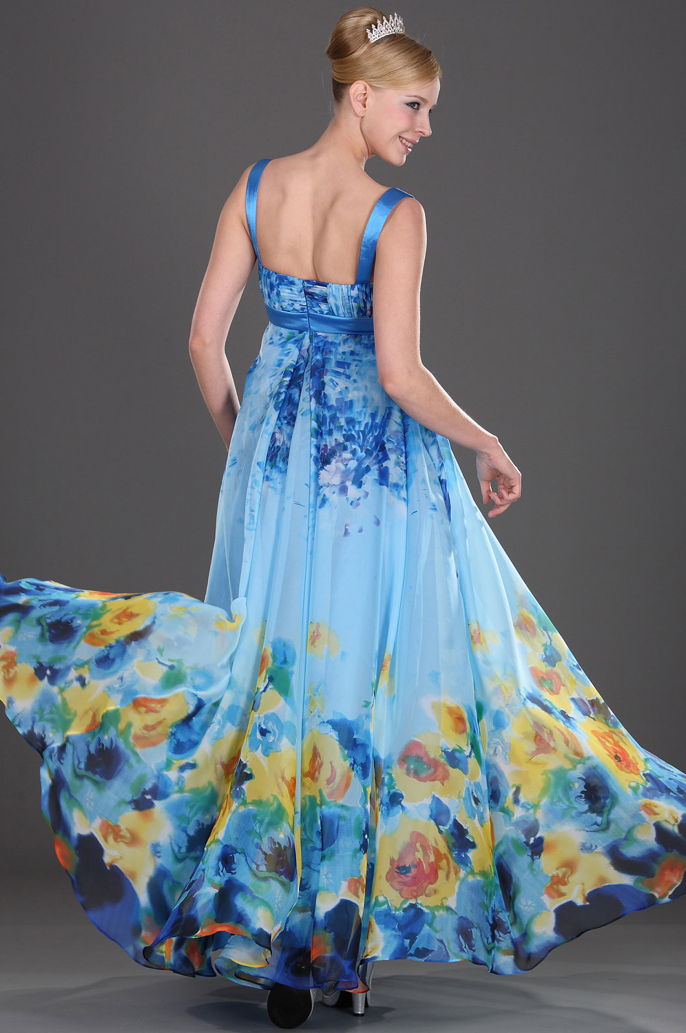 Floral  Robe de Soiree