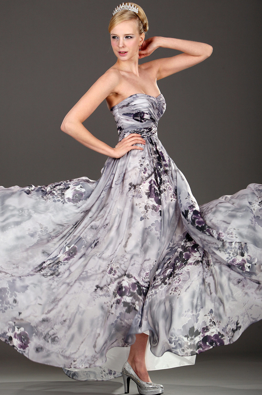 Trägerlos flora AbendKleid