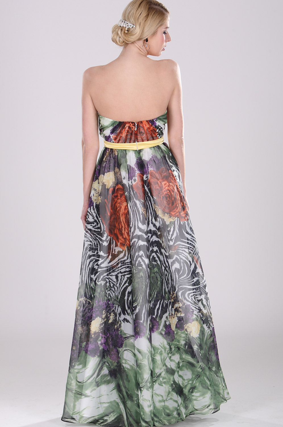 Strapless Evening Dress