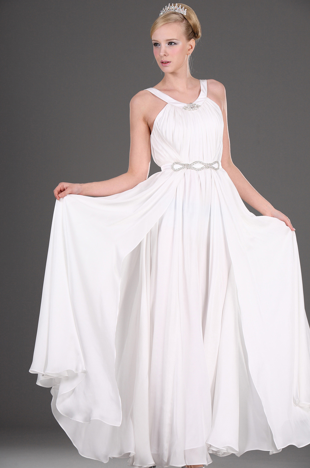 Elegant Beaded Evening Dress