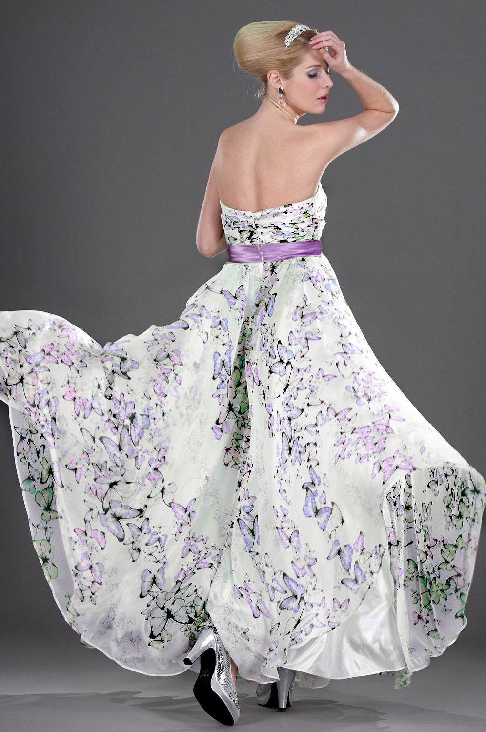 Elegante Vestido de Noche sin Tirante