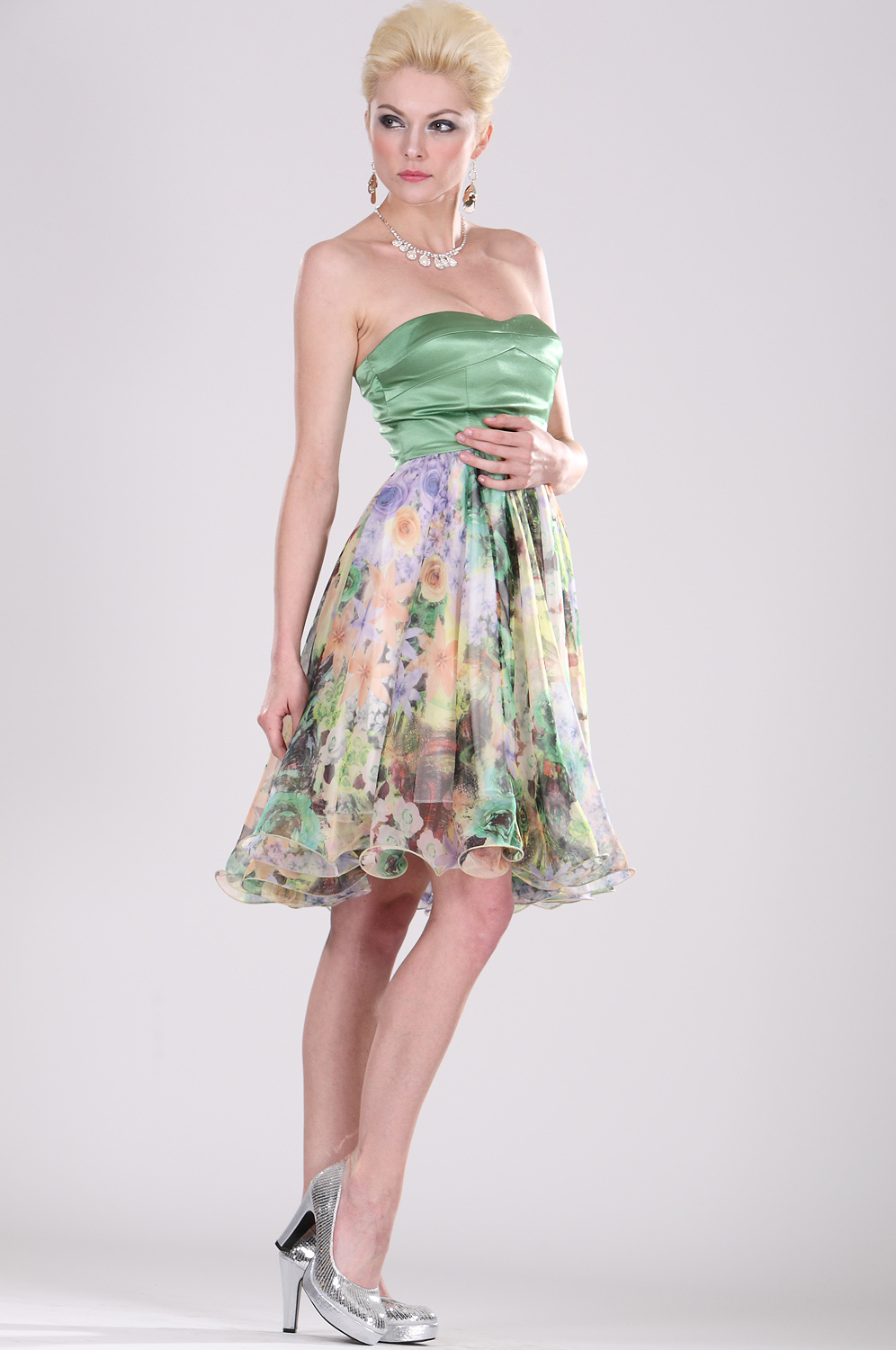 Vestido  Floral Cóctel