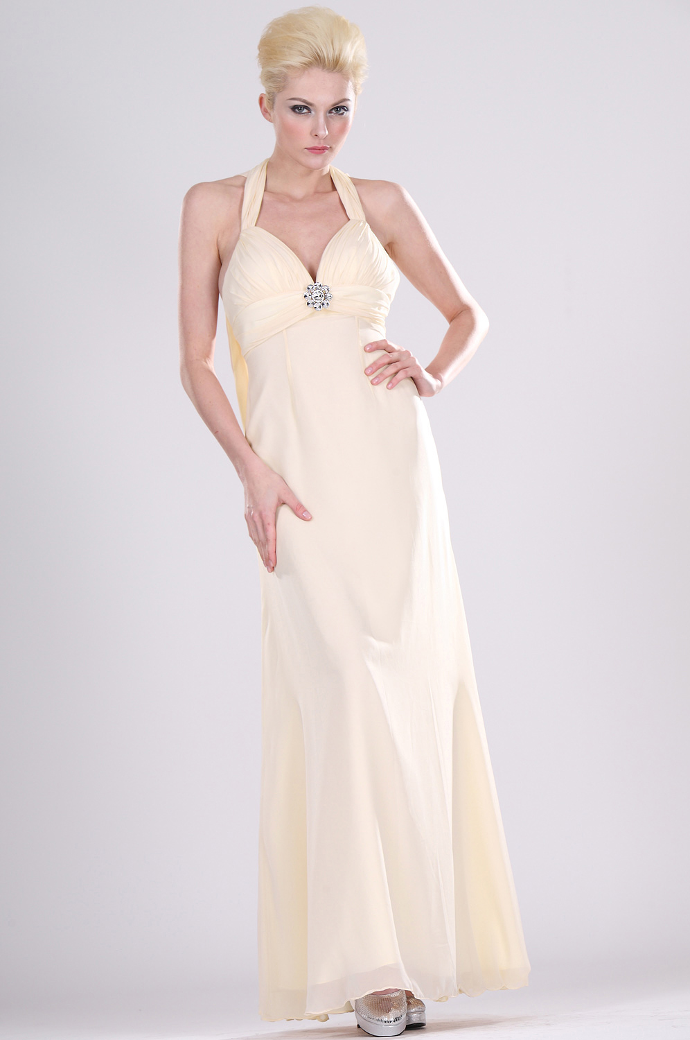 Charming Halter Evening Dress