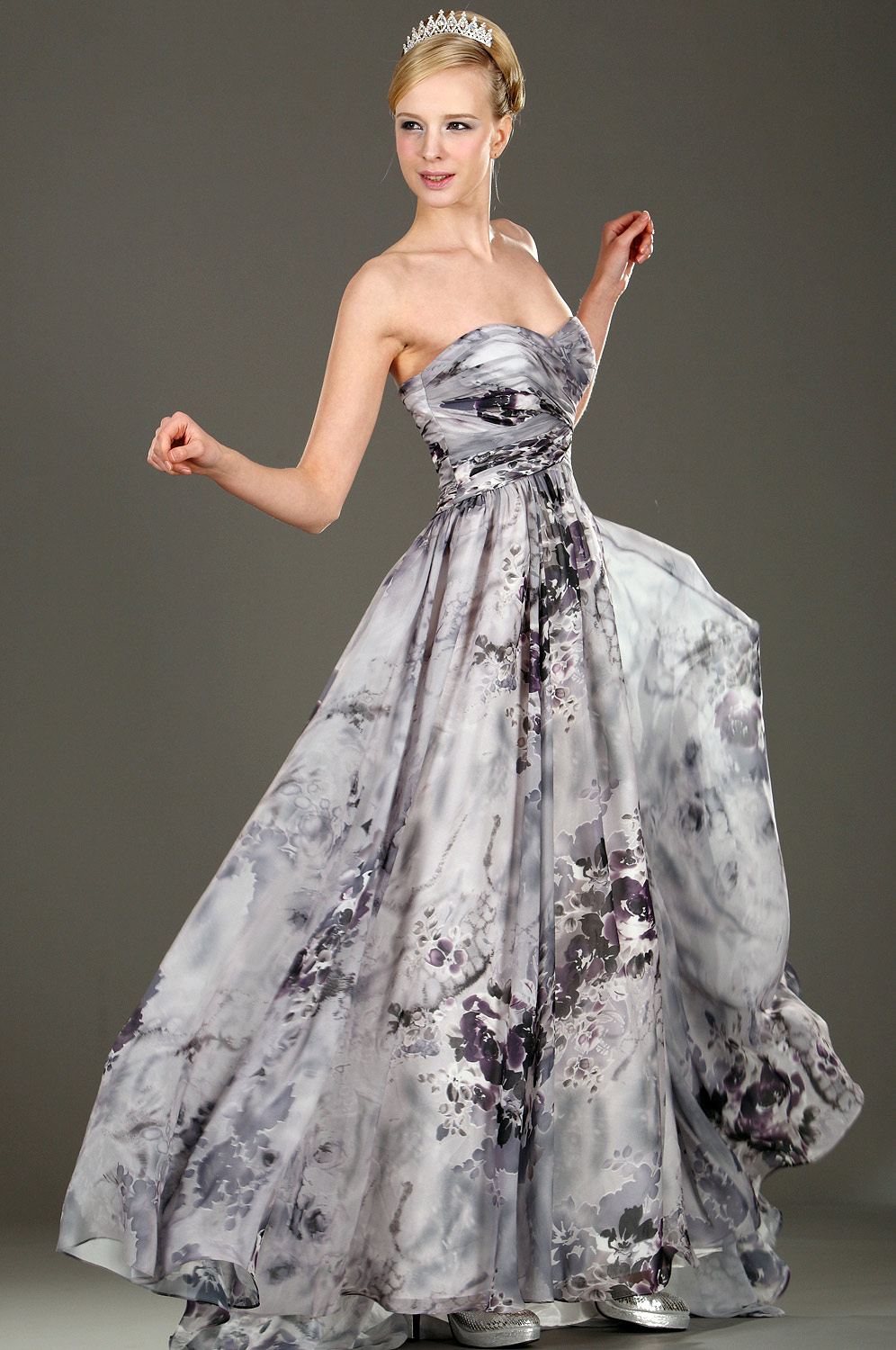 Trägerlos flora AbendKleid