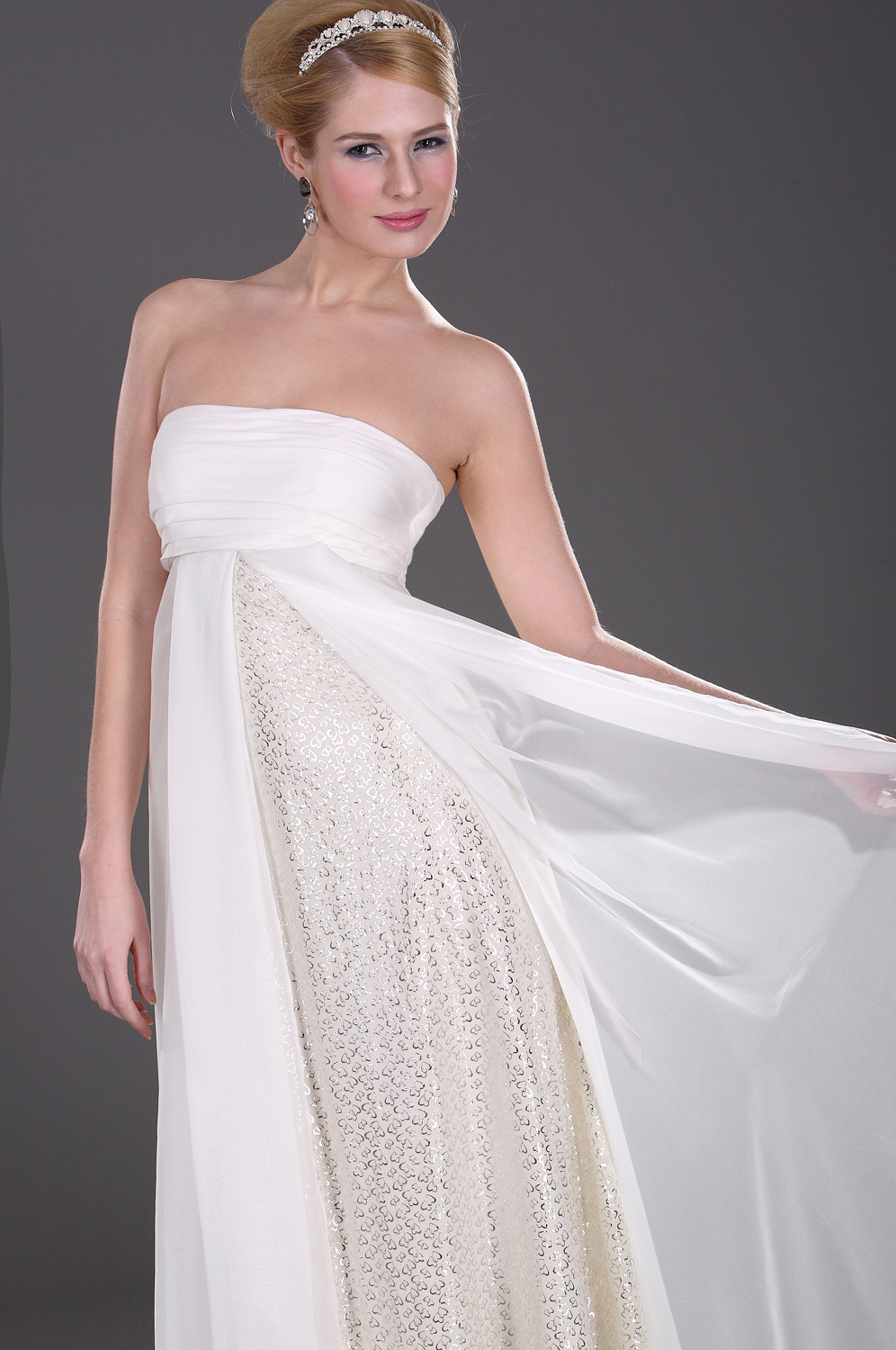 Charming Strapless Evening Dress