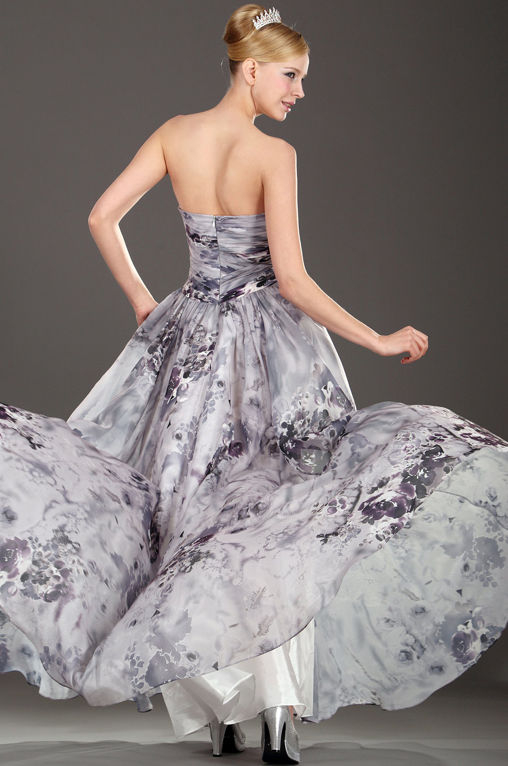 Trägerlos flora AbendKleid